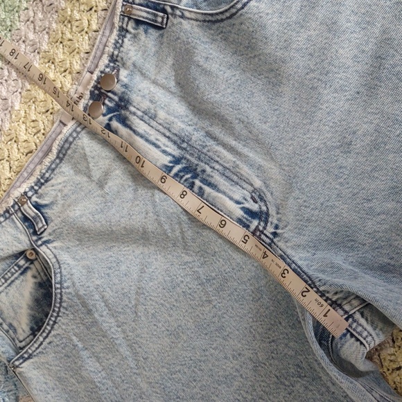 Tibi Size 32 Acid Iceberg Denim Newman Jean - Picture 12 of 16